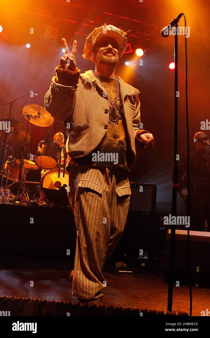 Boy George performs at Koko at the Virgin 40th Anniversary Celebrations in London. Stock Photo