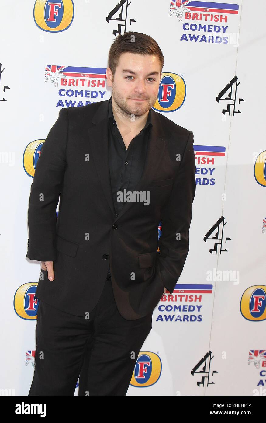 Alex Brooker Arrives At The British Comedy Awards At The Fountain 