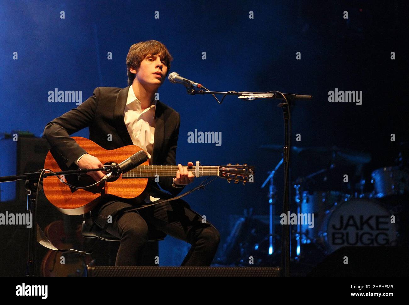 Jake Bugg performs at The Royal Albert Hall in London.. Stock Photo