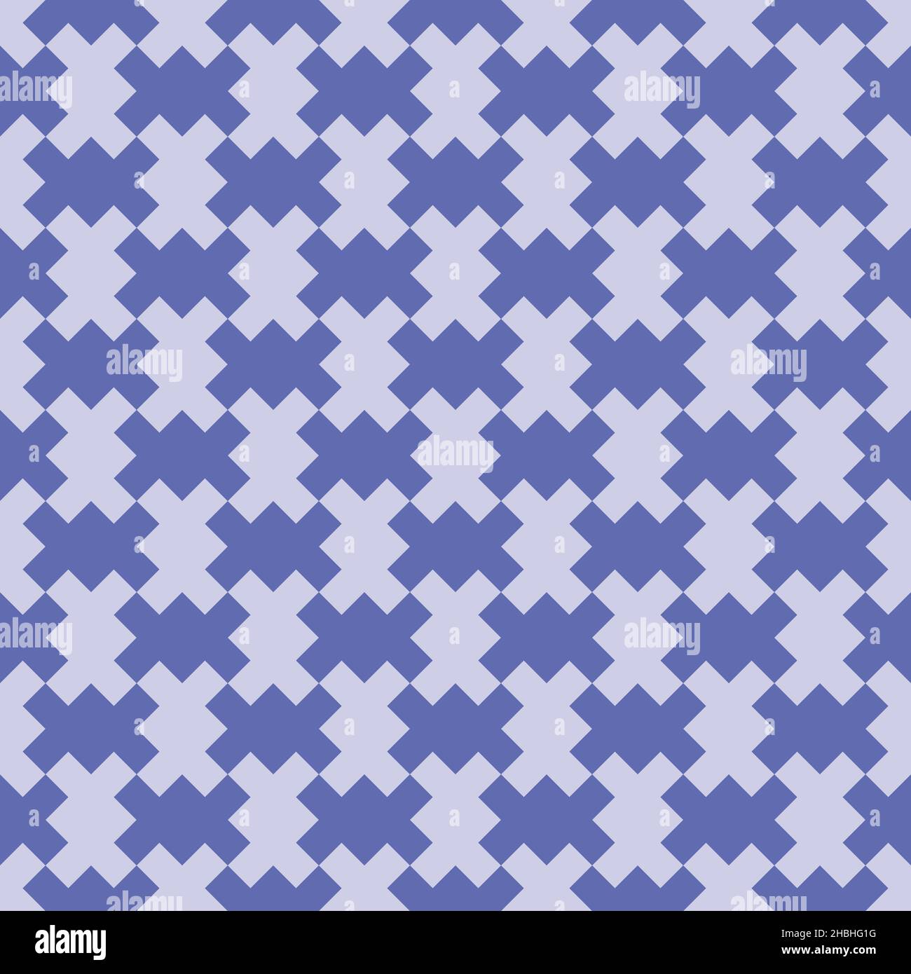 Simple modern background. Vector seamless pattern in Very Peri color. Stock Vector