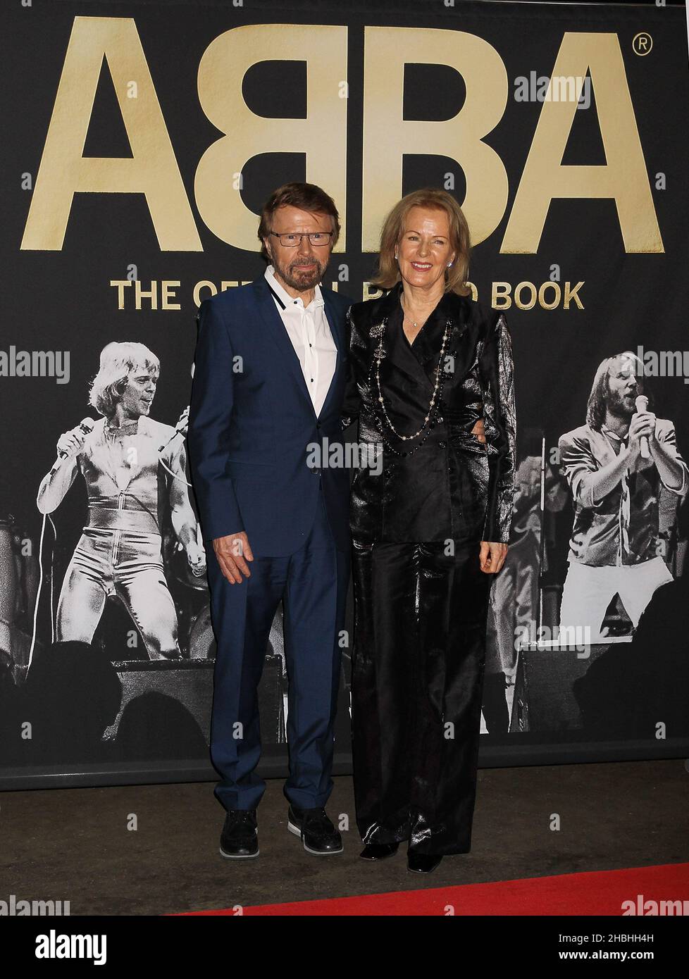 Bjorn Ulvaeus and Anni-Frid Lyngstad of Abba attending The Official Photo Book release at the Tate Modern, Bankside, London. Stock Photo