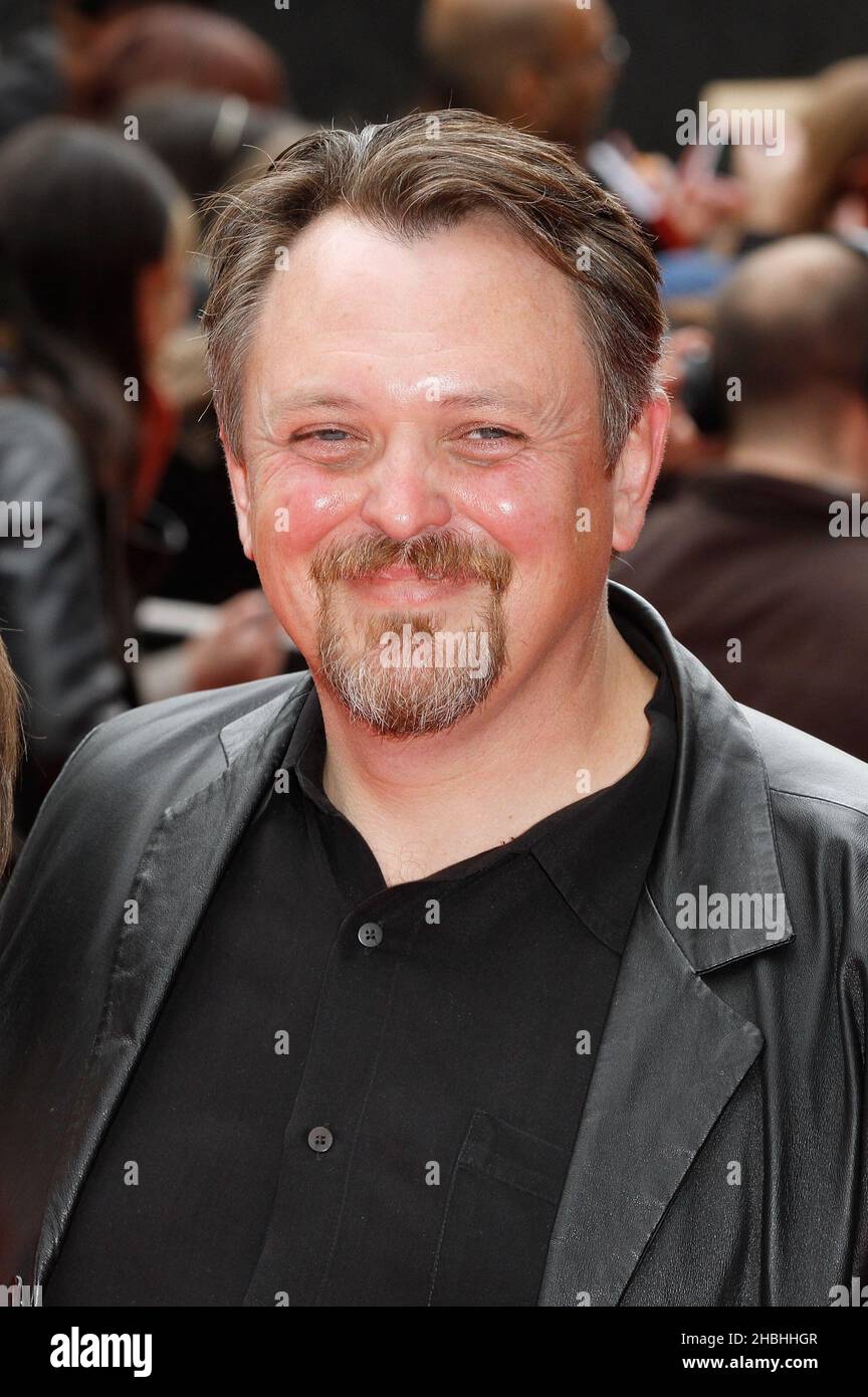 Mike Disa (director) attending the Postman Pat The Movie World Premier at The West End Odeon in Leicester Square in London. Stock Photo