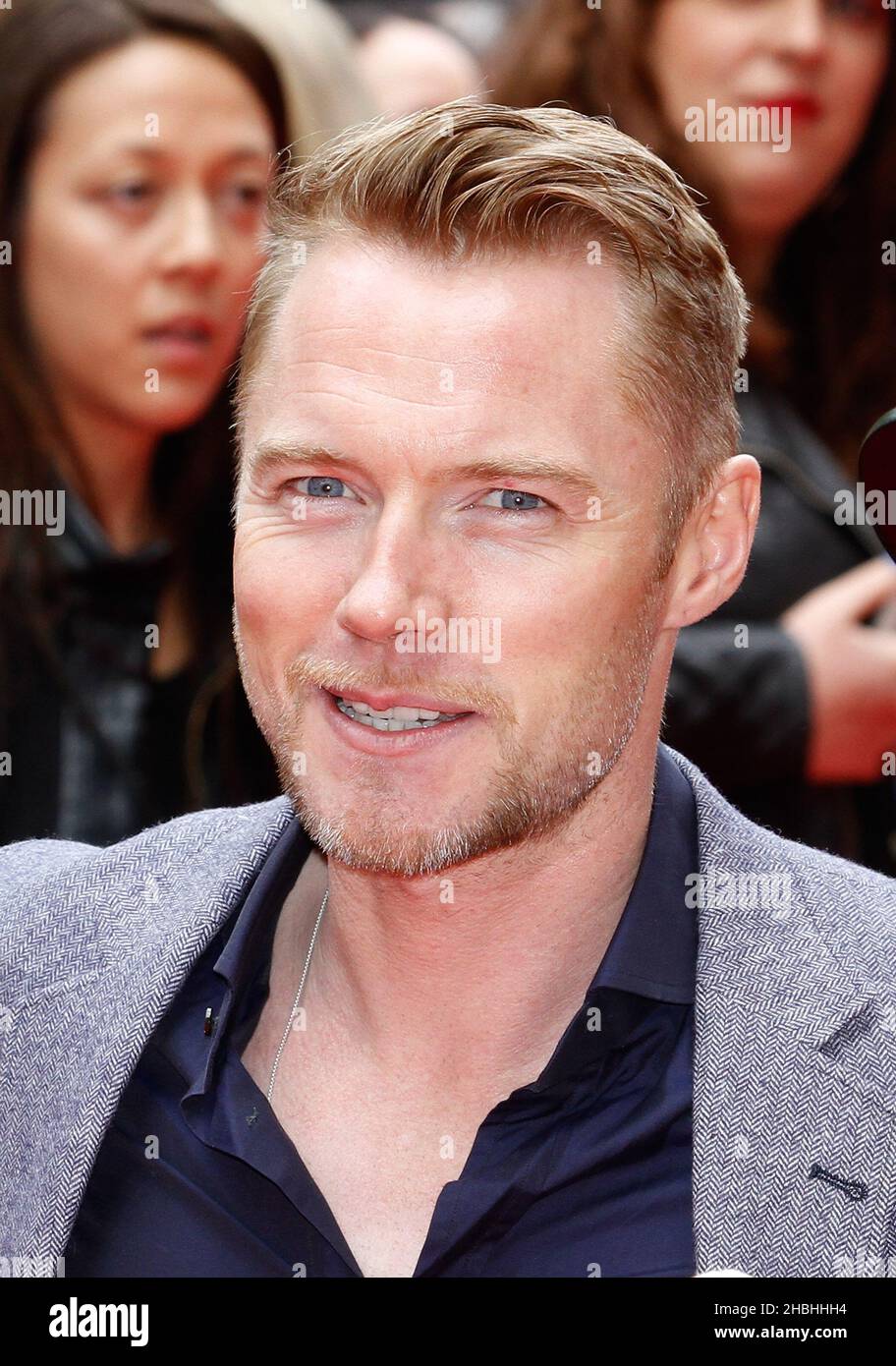 Ronan Keating attending the Postman Pat The Movie World Premier at The West End Odeon in Leicester Square in London. Stock Photo