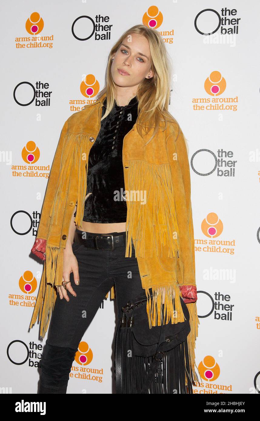 Lady Mary Charteris arriving at The Other Ball at One Mayfair in London