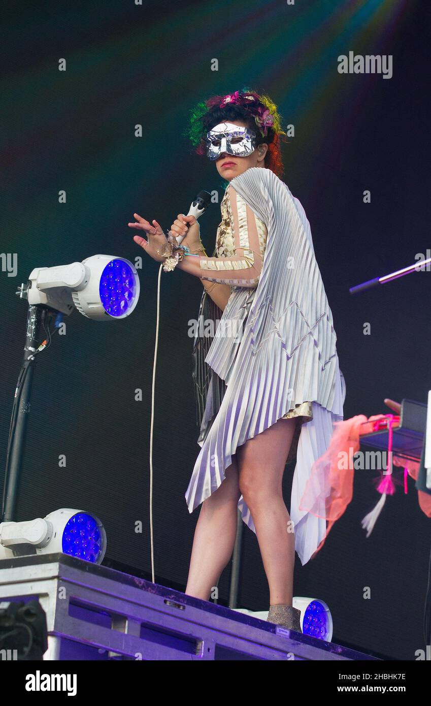 Regine Chassagne Of Arcade Fire Performs On Stage At The British Summer Regine Chassagne Of Arcade Fire Performs On Stage At The British Summer