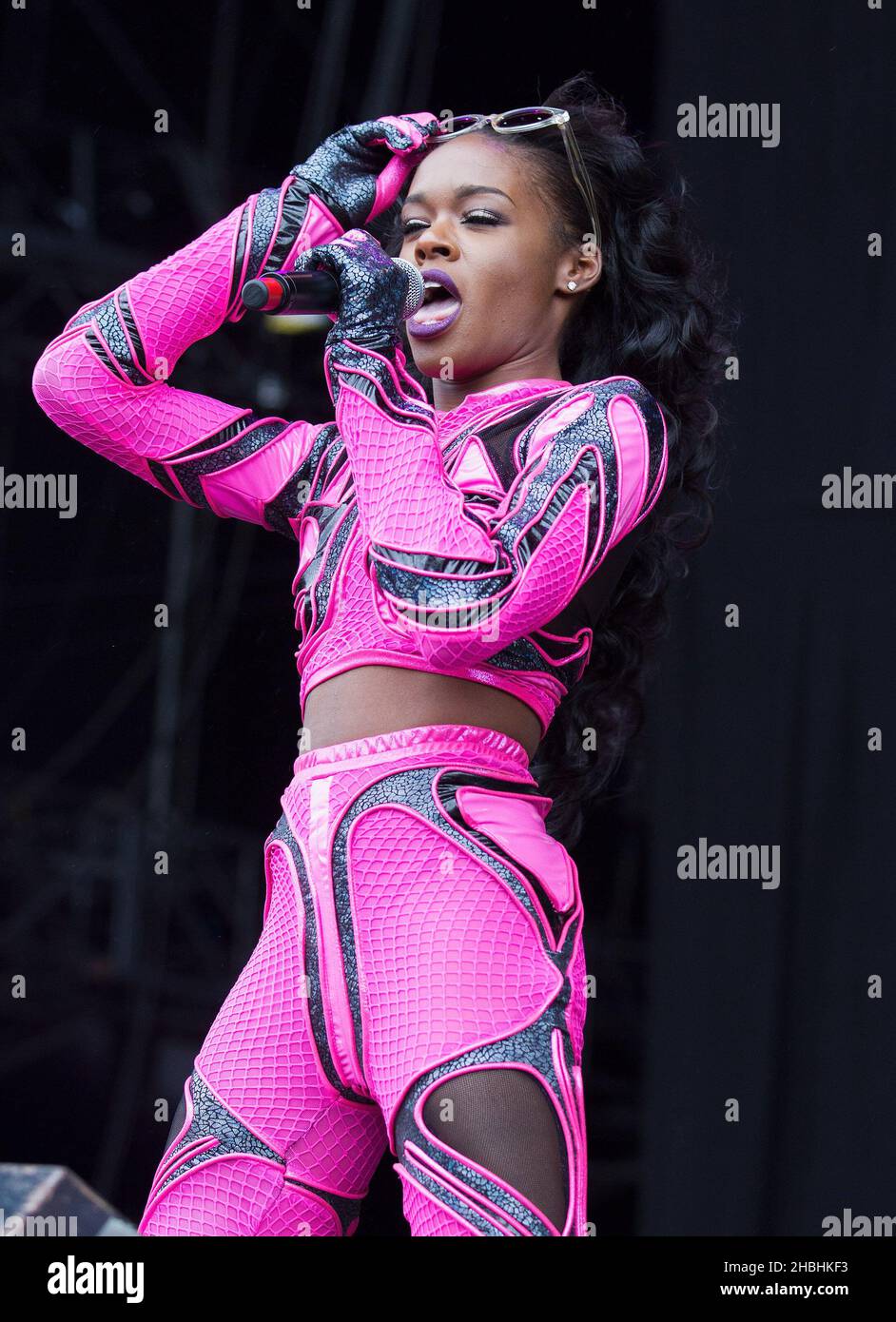 Azealia Bank performs on stage at Wireless Festival in Finsbury Park in