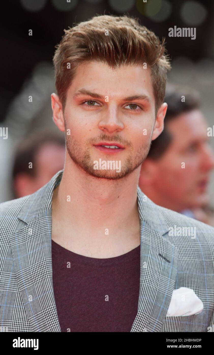 Jim Chapman attending the World Premiere of the Expendables 3 at The Odeon in Leicester Square in London. Stock Photo