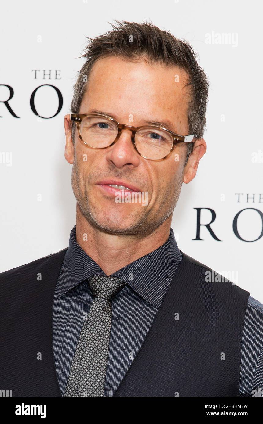 Guy Pearce attending The Rover Photocall at the BFI Southbank in London. Stock Photo