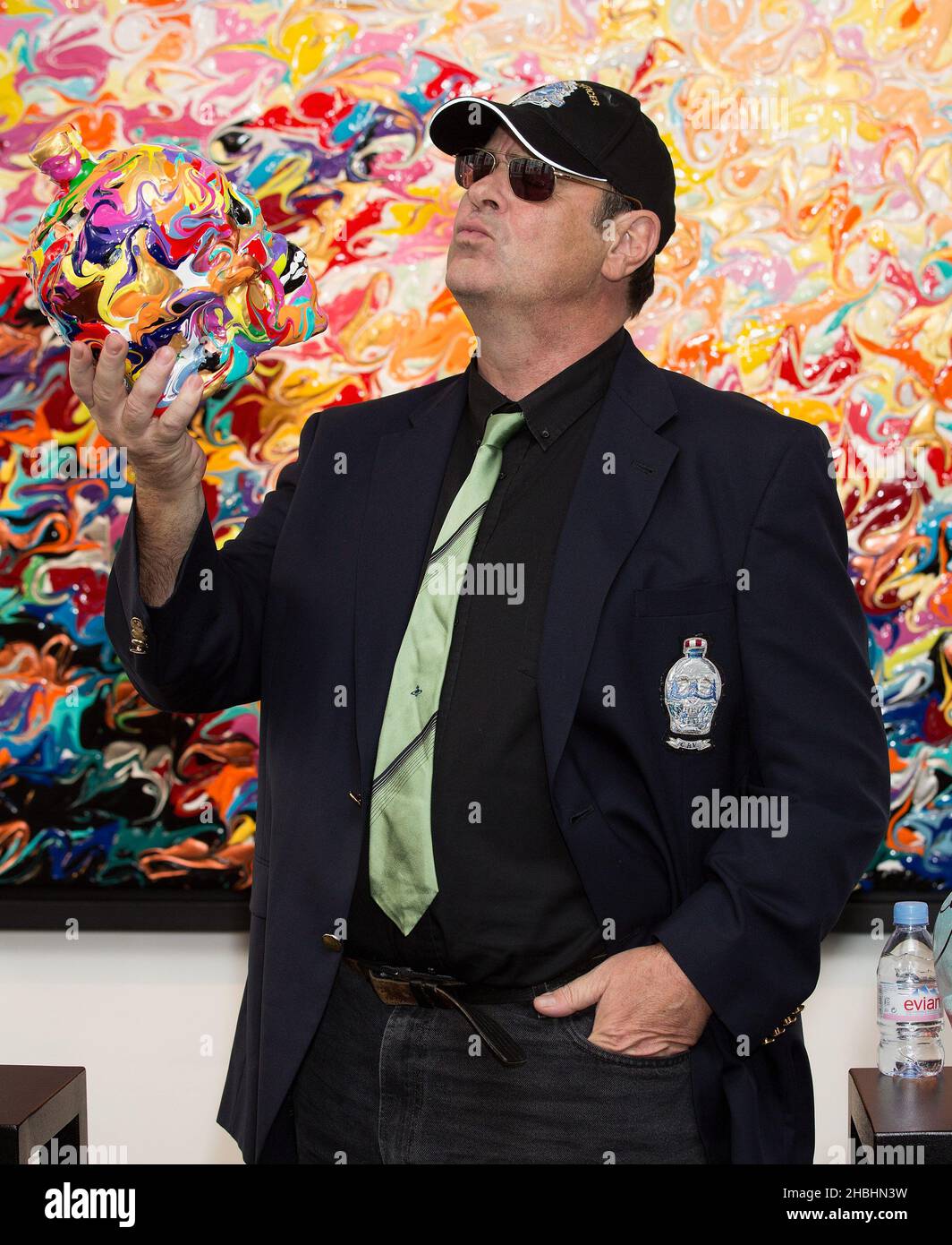 Dan Aykroyd launches the new Crystal Head Vodka 3L Jeroboam at The Opera Gallery in London. Stock Photo