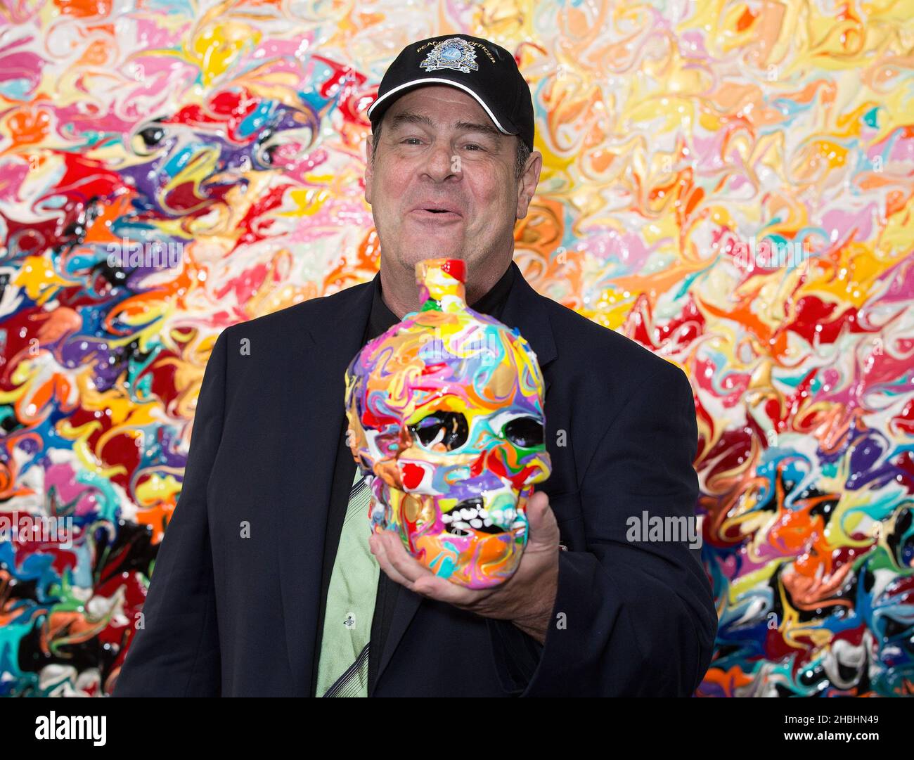 Dan Aykroyd launches the new Crystal Head Vodka 3L Jeroboam at The Opera Gallery in London. Stock Photo