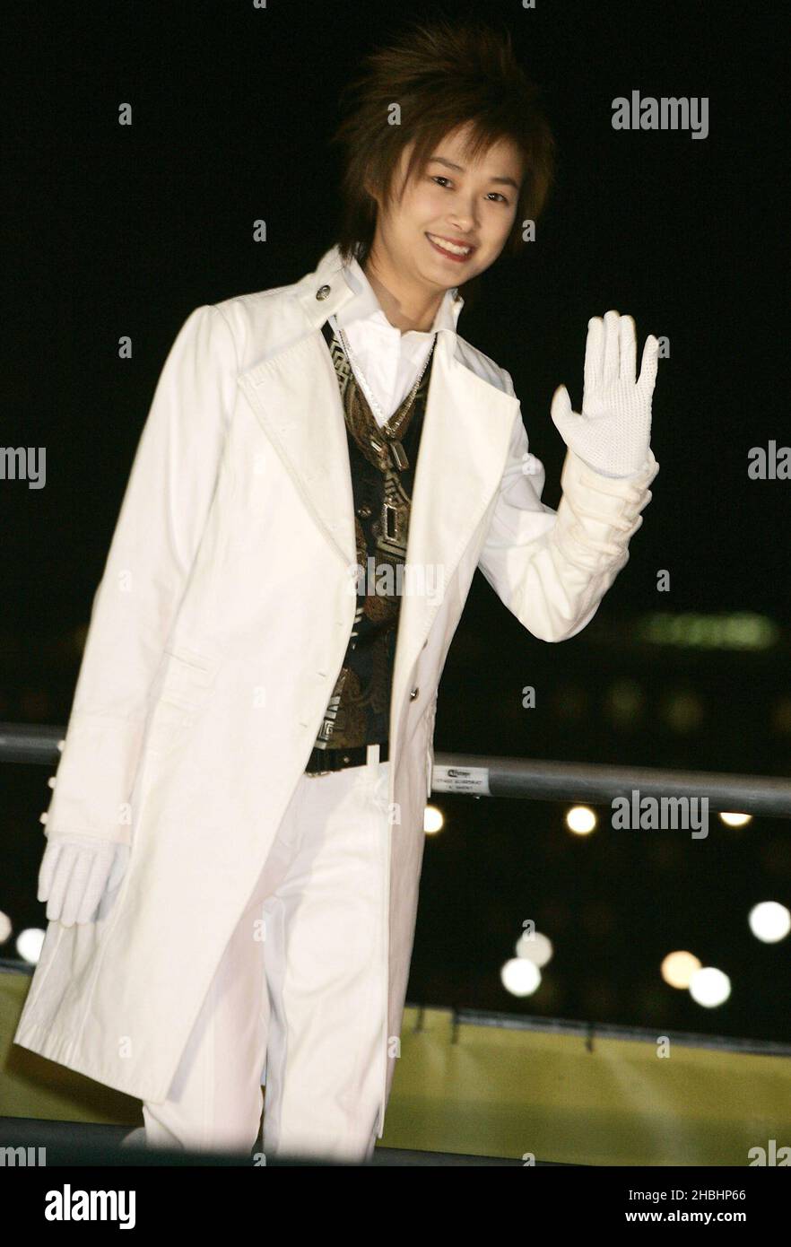 Chinese singer and actress Li Yuchun, right, poses with American fashion  designer Alexander Wang, Creative Director of Balenciaga, during the  fashion Stock Photo - Alamy