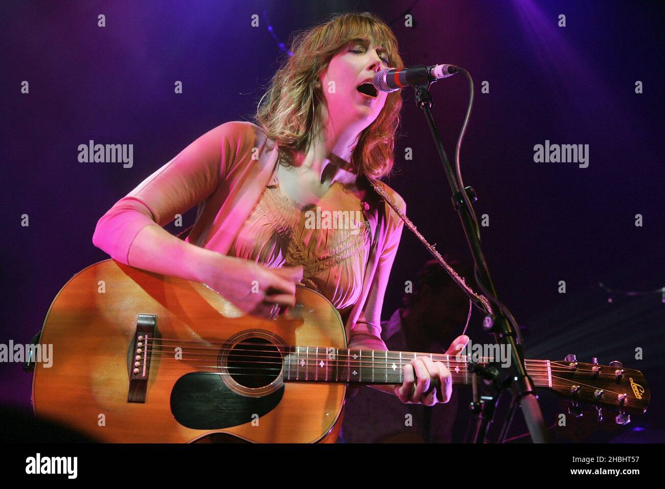 Beth Orton performs live on stage promoting her fourth album Of Strangers' at Shepherds