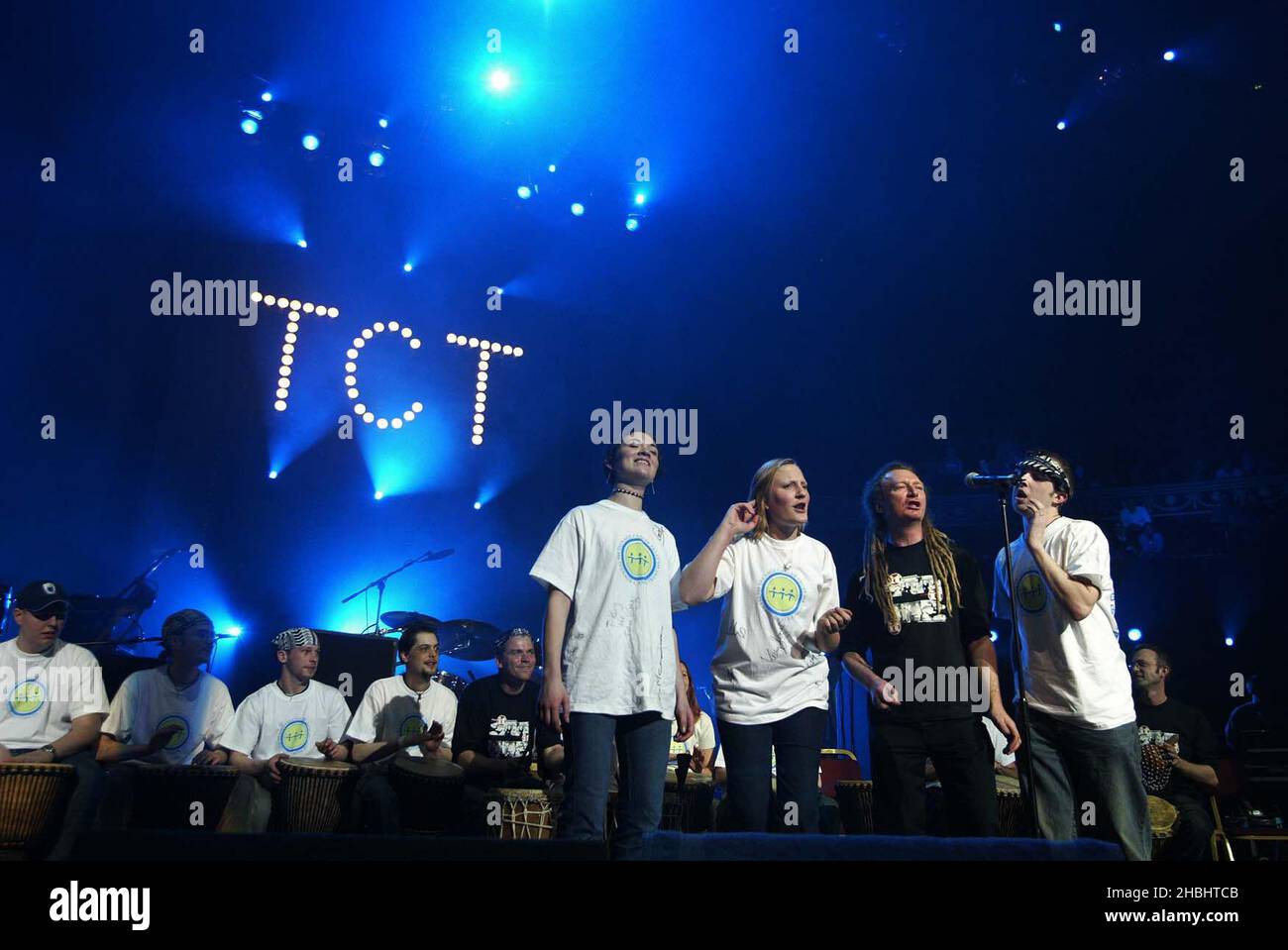 Teenage Cancer Group Of Young People Perform Live On Stage At The teenage-cancer-group-of-young-people-perform-live-on-stage-at-the