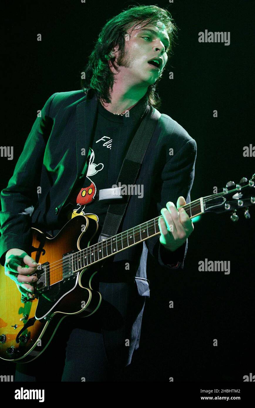 Supergrass performing live on stage at the Teenage Cancer Trust Concert ...