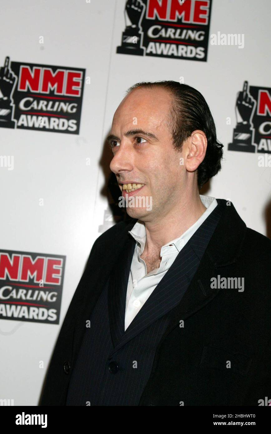 Mick Jones photographed at the NME Carling awards at PoNaNa in London