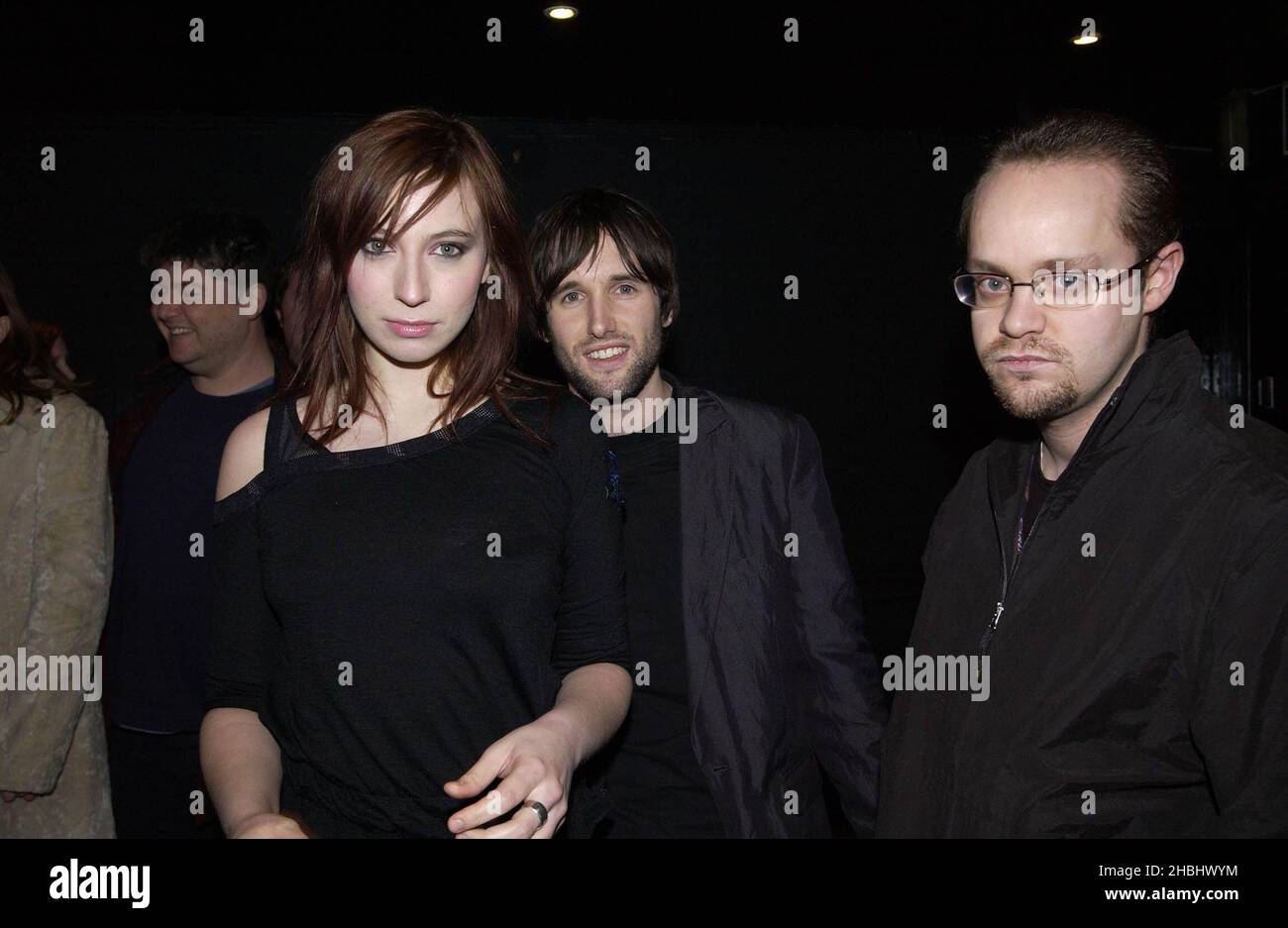 Ash photographed at the NME Carling awards at PoNaNa in London. 3/4 length . Stock Photo