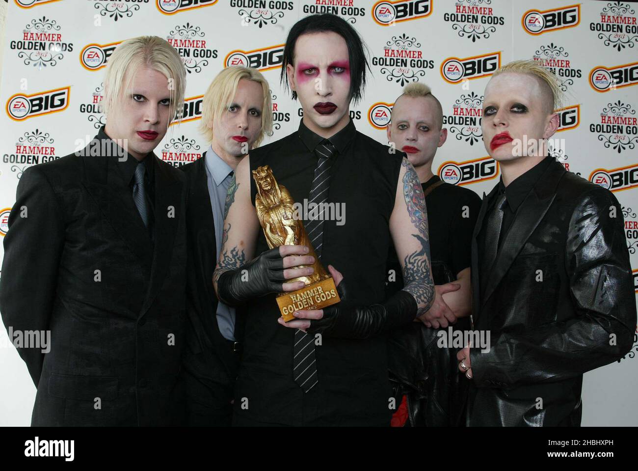 Marilyn Manson at the Metal Hammer Golden Gods 2003 hosted by the Forum,  Kentish Town, London Stock Photo - Alamy