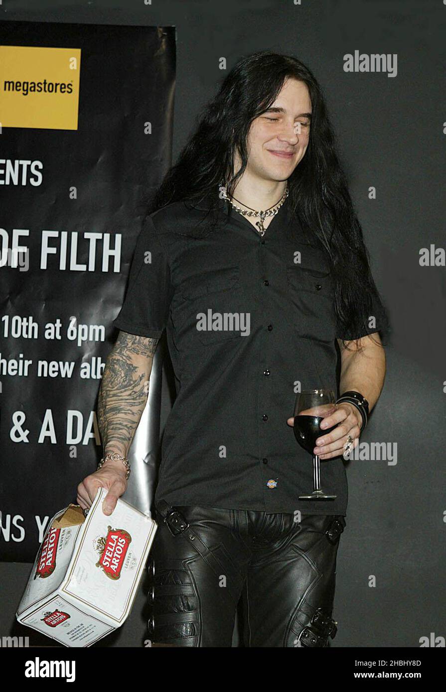 Cradle of Filth sign new album at Virgin Megastore, Oxford St, London