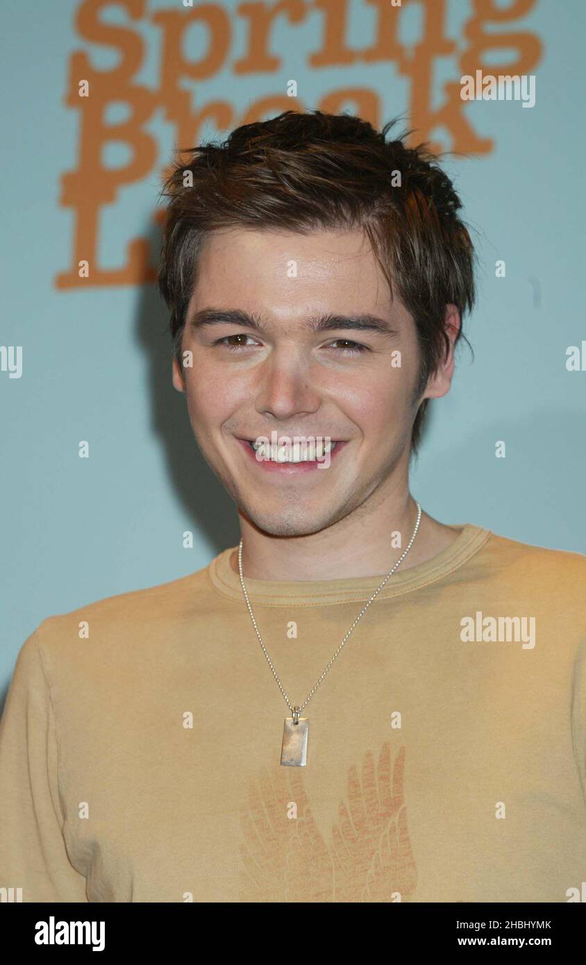 David Sneddon Spring Break Festival Ocean London Headshot Stock