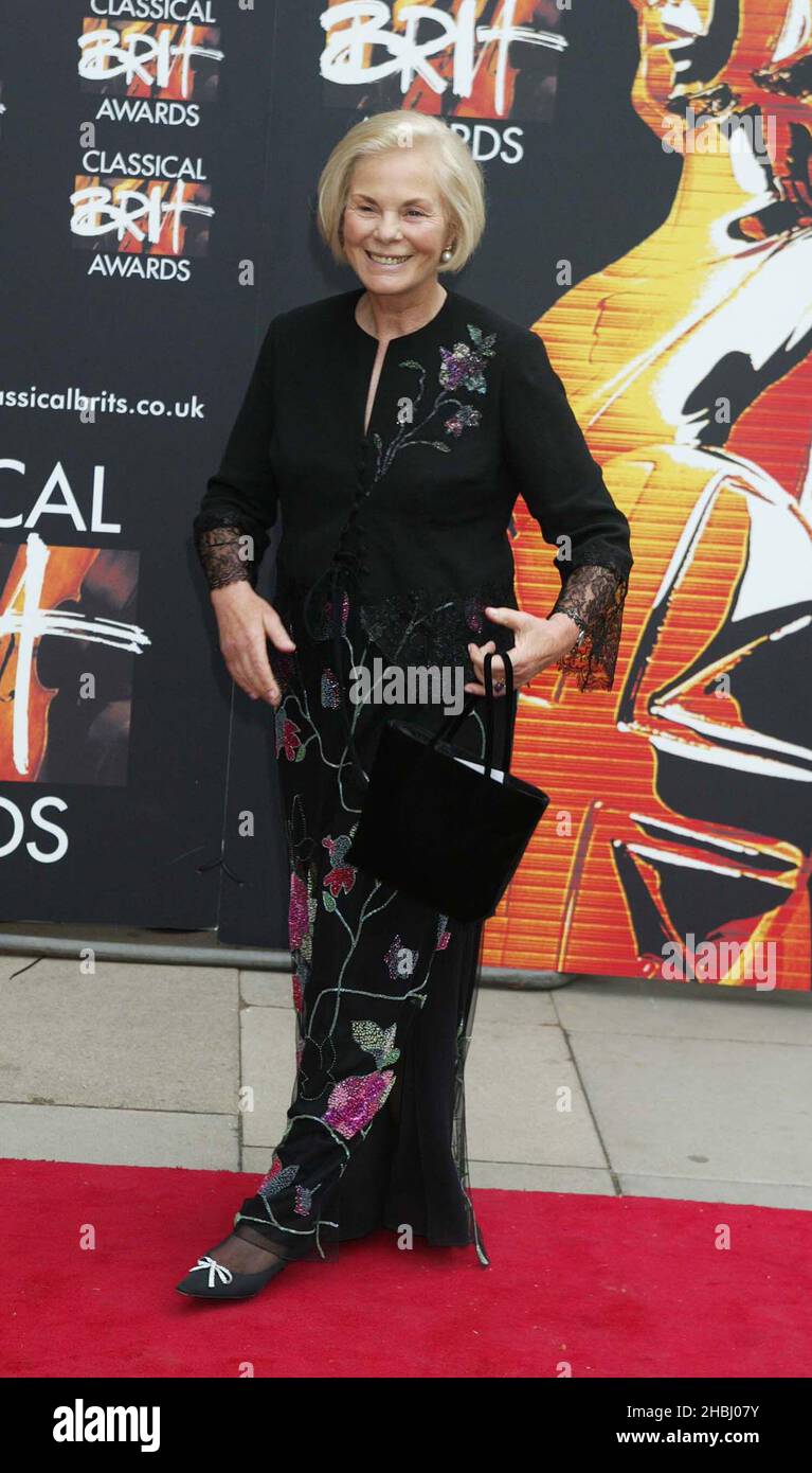Dutchess of Kent at the Classical Brit Awards at the Royal Albert Hall, London. Full length. Stock Photo