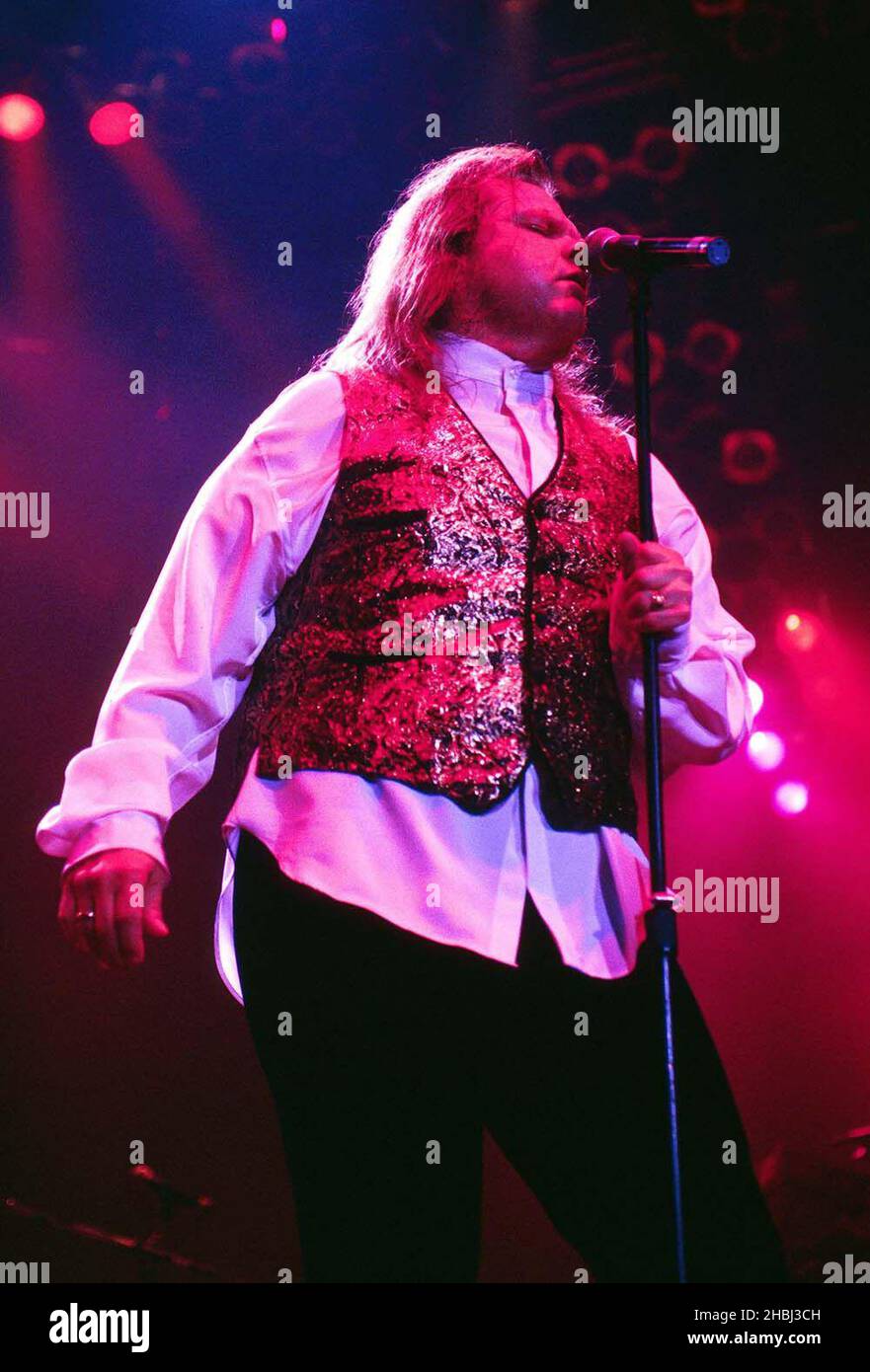 Meat Loaf live in concert at Wembley Arena in London Stock Photo Alamy