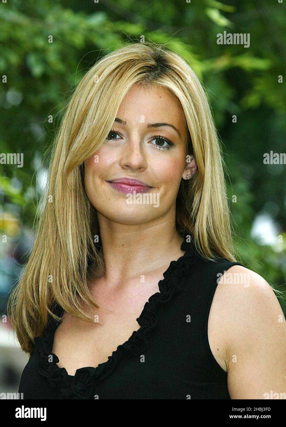 Cat Deeley, first appointed patron of Great Ormond Street Hospital, in the Park Stock Photo