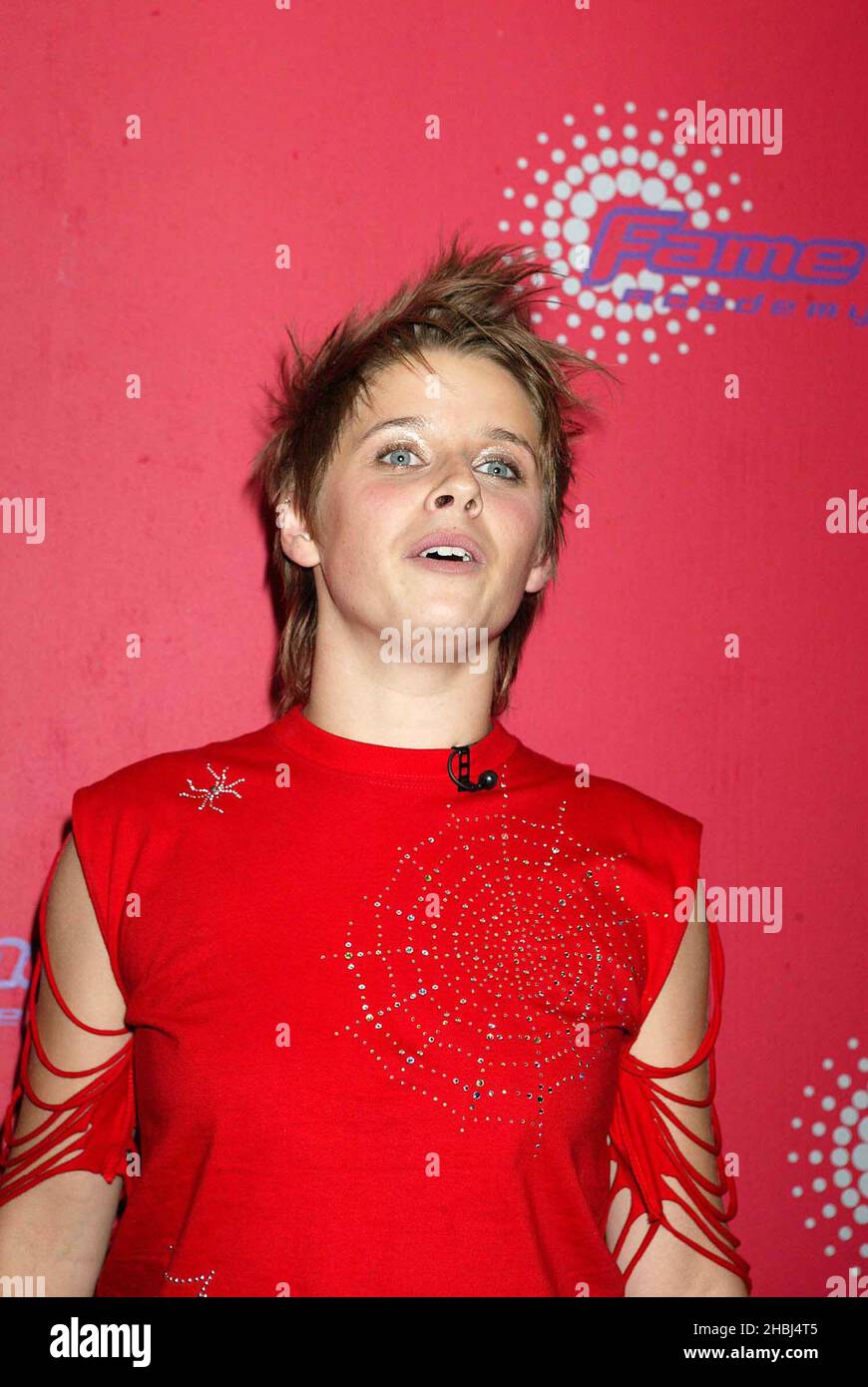 Alex Parks winner of the Fame Academy Final at the Academy in Highgate ...