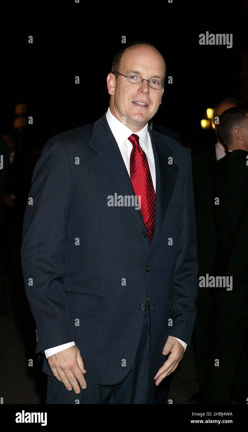 Prince Albert of Monaco during arrivals at the cocktail party at the ...