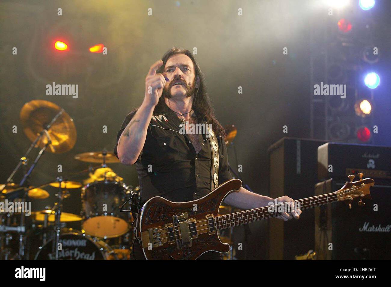 Motorhead perform live on stage at the Hammersmith Apollo, London Stock ...