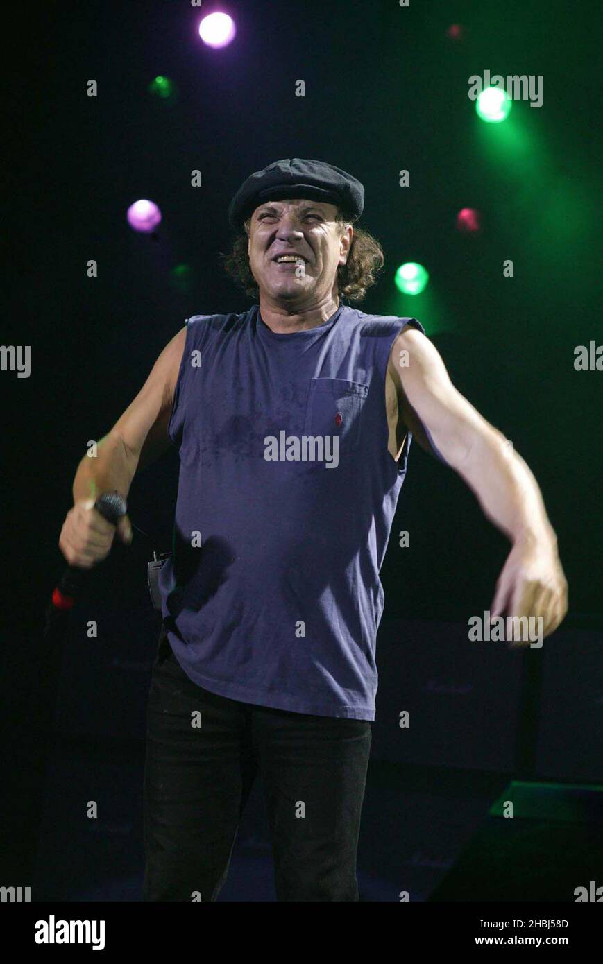 ACDC perform live on stage at the Hammersmith Apollo in London Stock ...