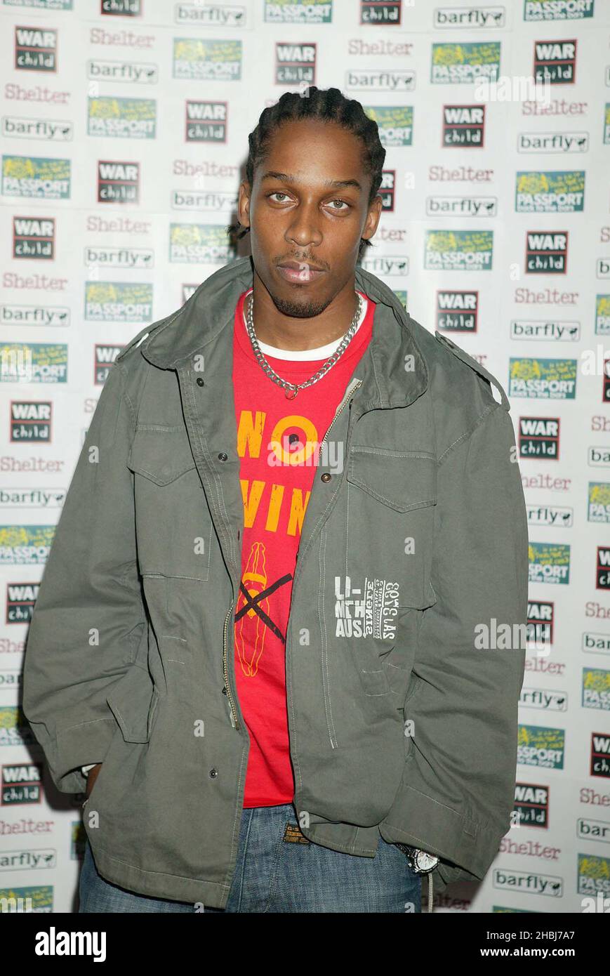 Lemar attends the launch of major music and charity initiative 'Passport Back To The Bars' at the London Bar Fly Stock Photo