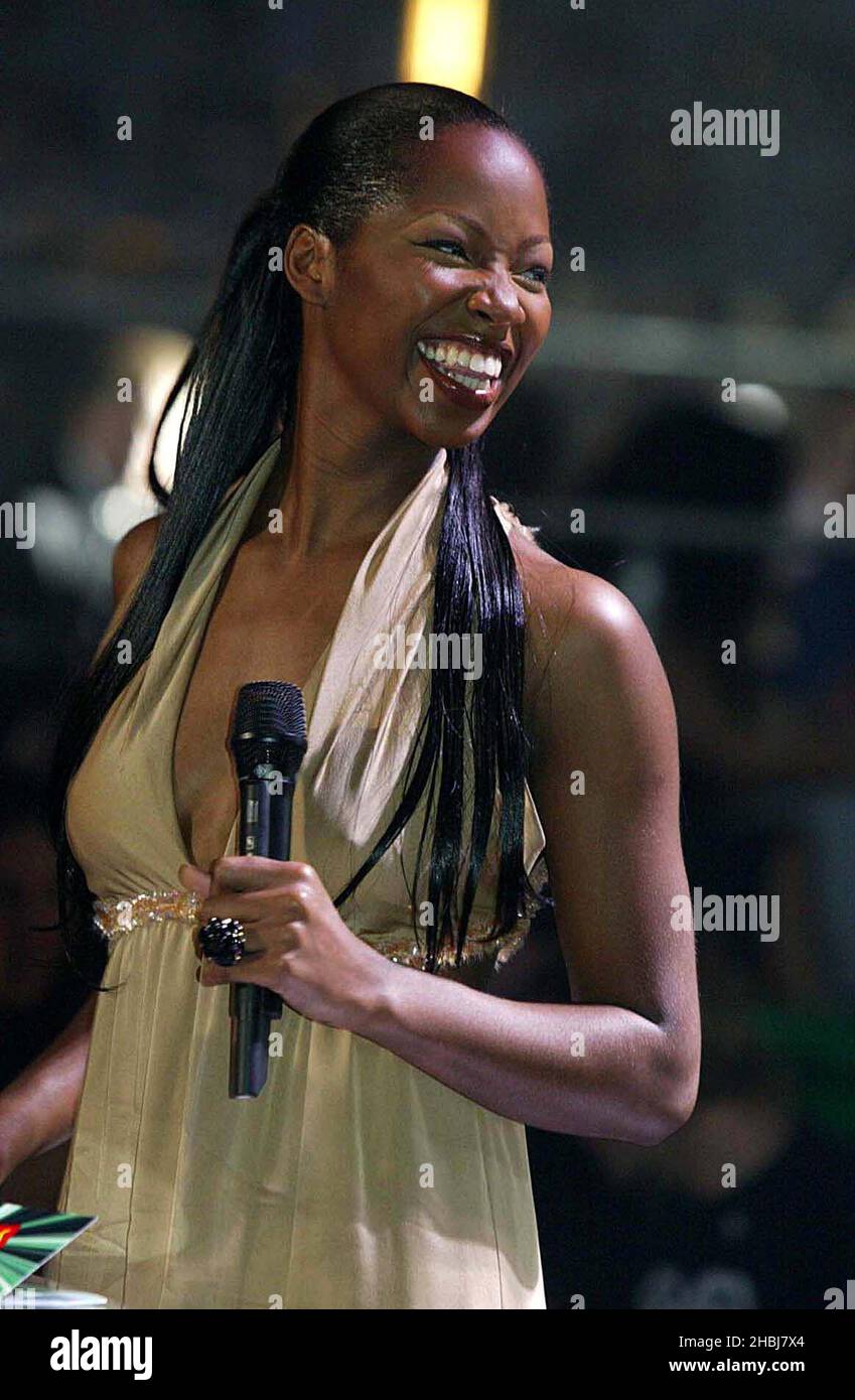 Jamelia at the 2004 Brits Awards. Stock Photo