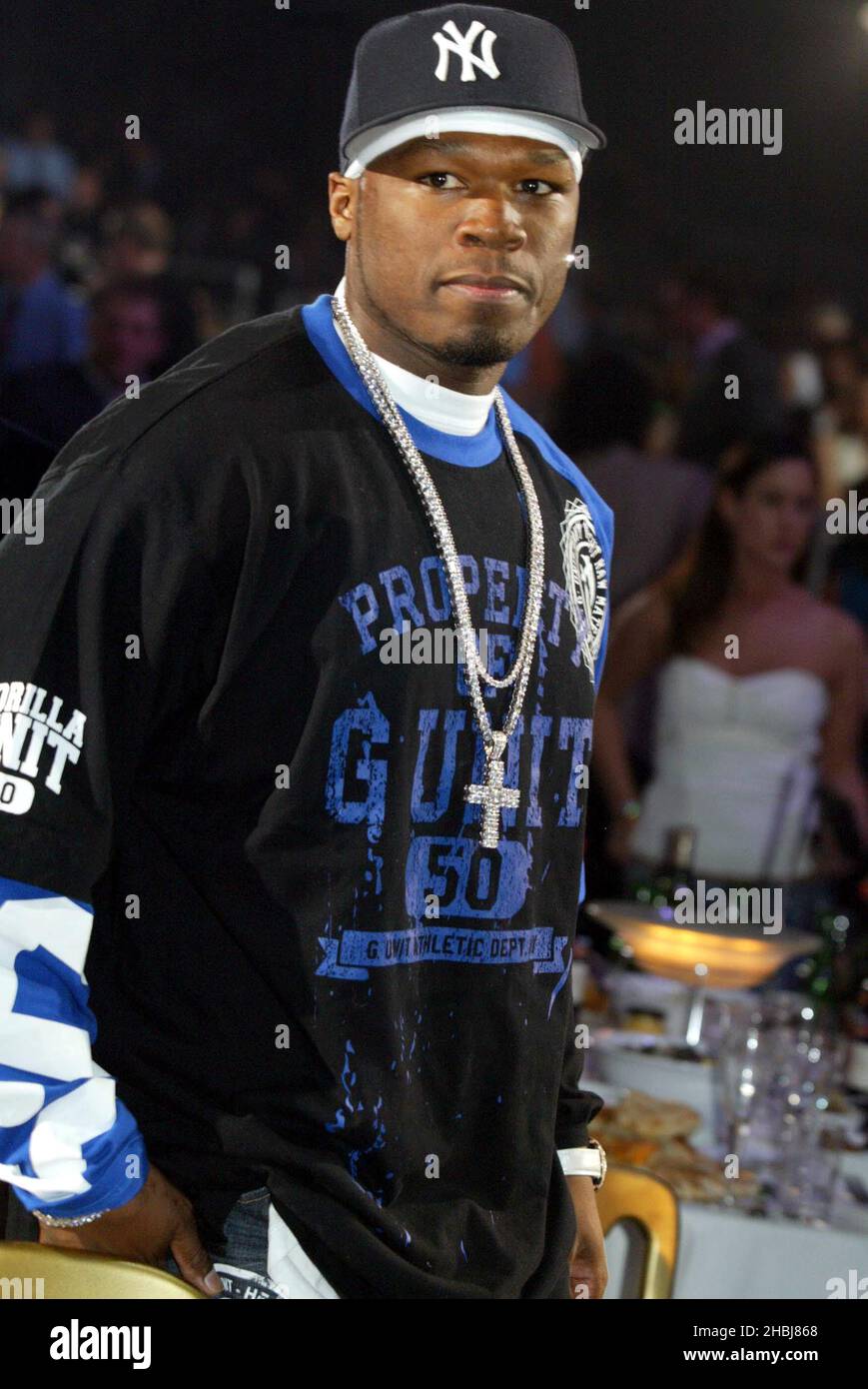 50 Cent at the 2004 Brits Awards Stock Photo - Alamy