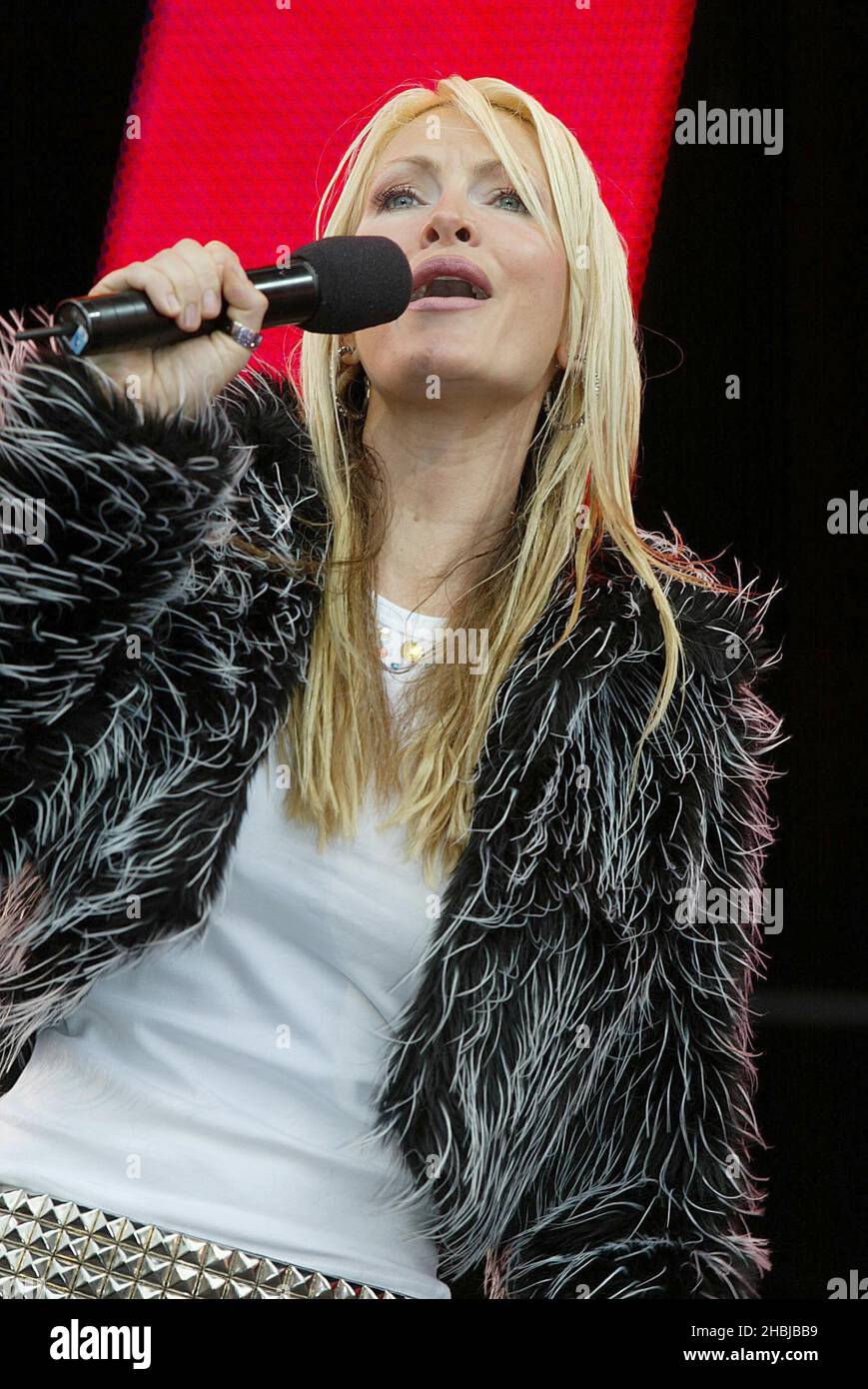 Caprice at the Princes Trust Capital FM Party, in the Park at Hyde Park in London. Stock Photo