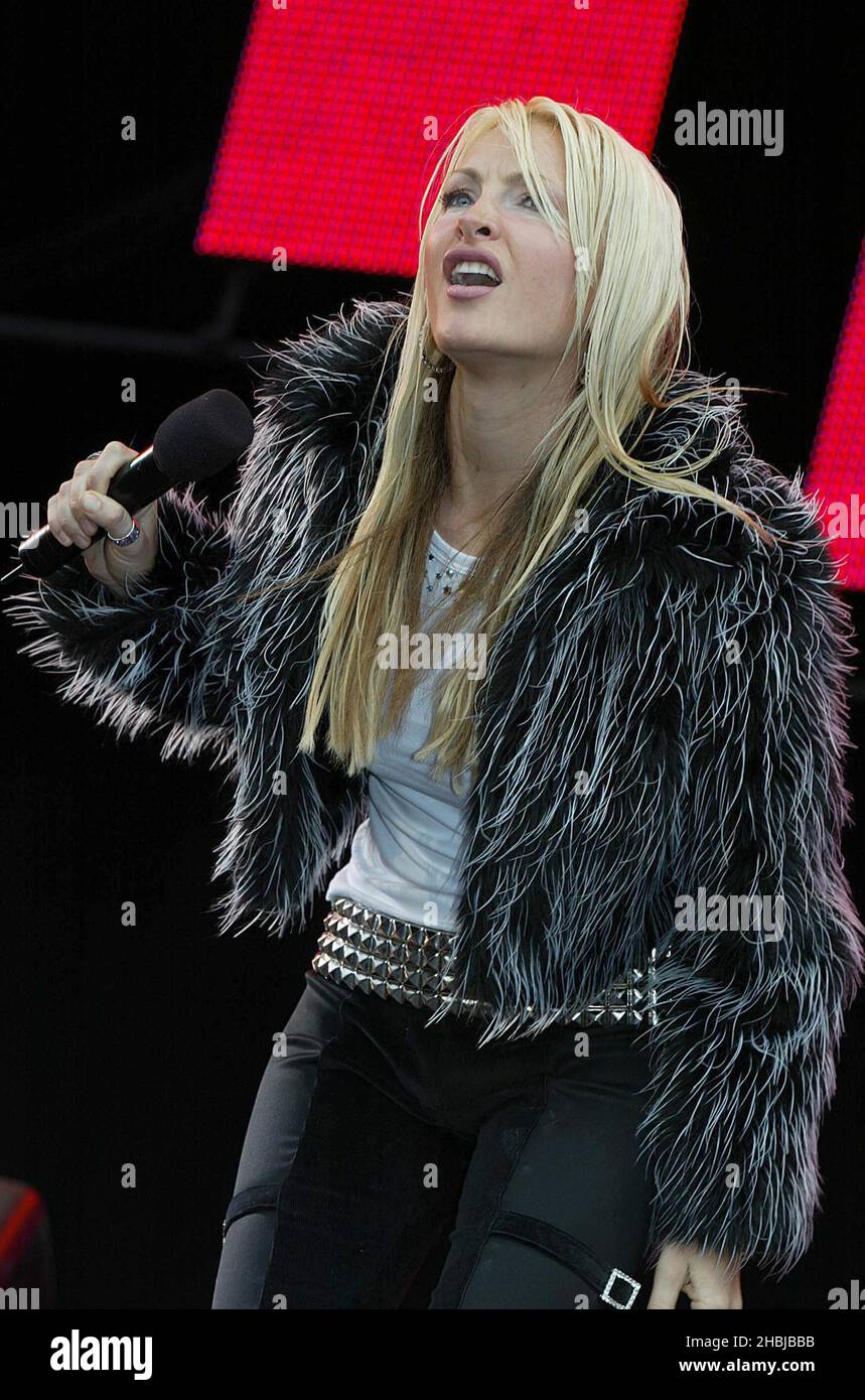 Caprice at the Princes Trust Capital FM Party, in the Park at Hyde Park in London. Stock Photo