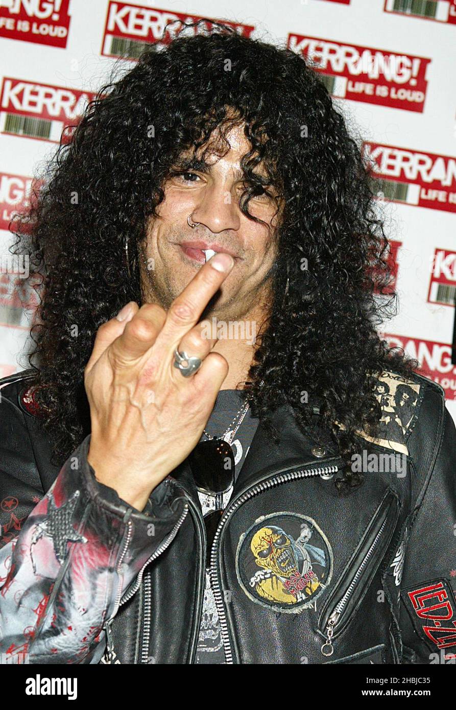 Slash of Velvet Revolver at the 11th annual Kerrang Awards 2004 at The ...