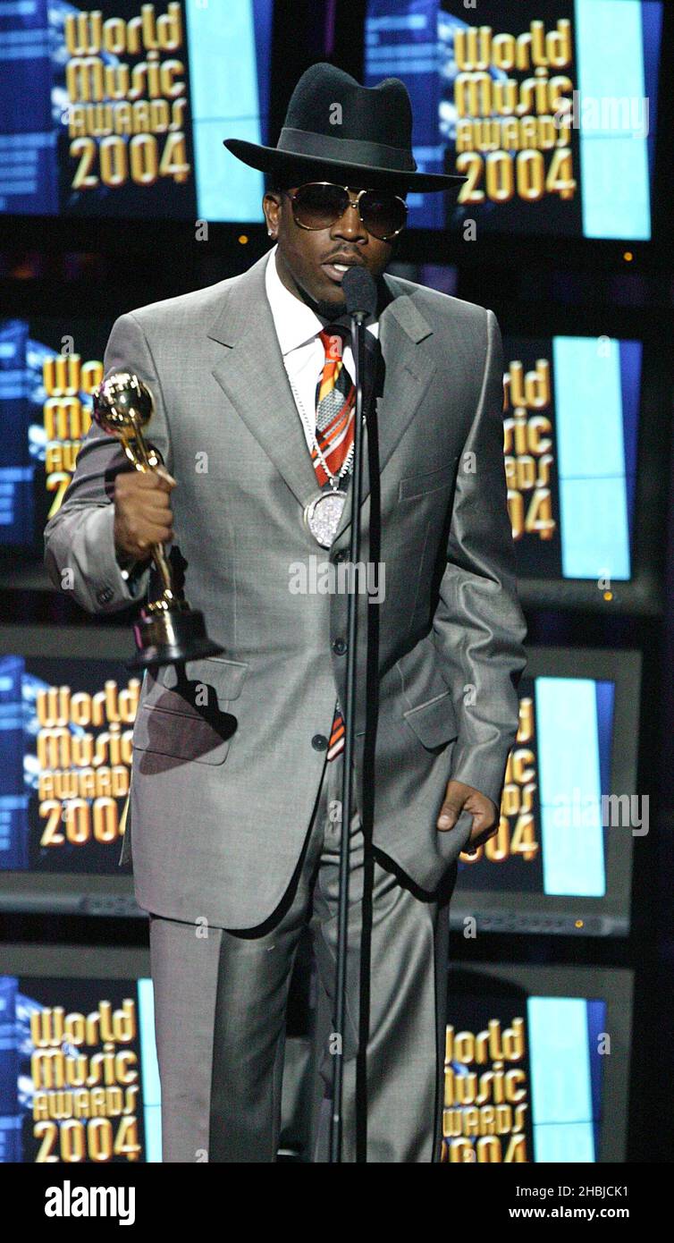 Outcast at the 2004 World Music Awards in Las Vegas, USA. Stock Photo
