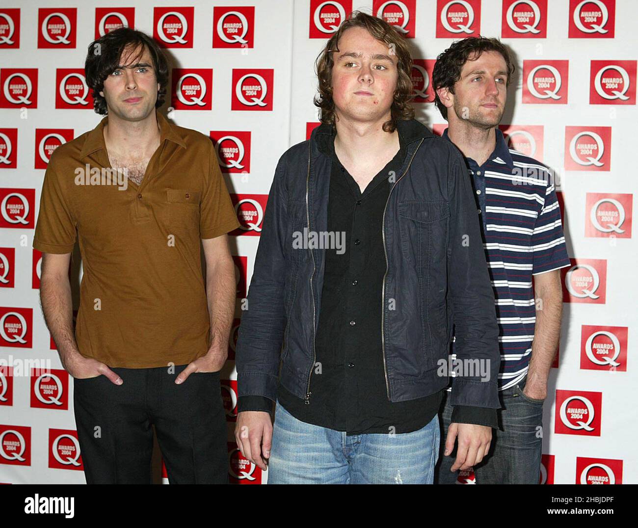 Keane arrive at the Q Awards at the Grosvenor House Hotel in Park Lane in London. Head shot Stock Photo