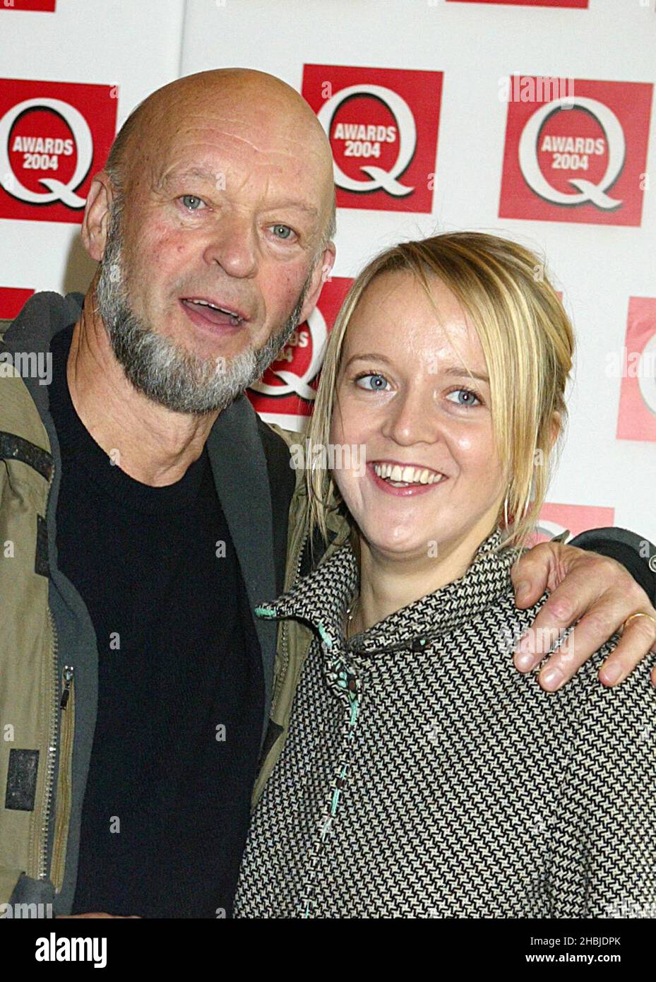 Michael Eavis and daughter arrive at the Q Awards at the Grosvenor