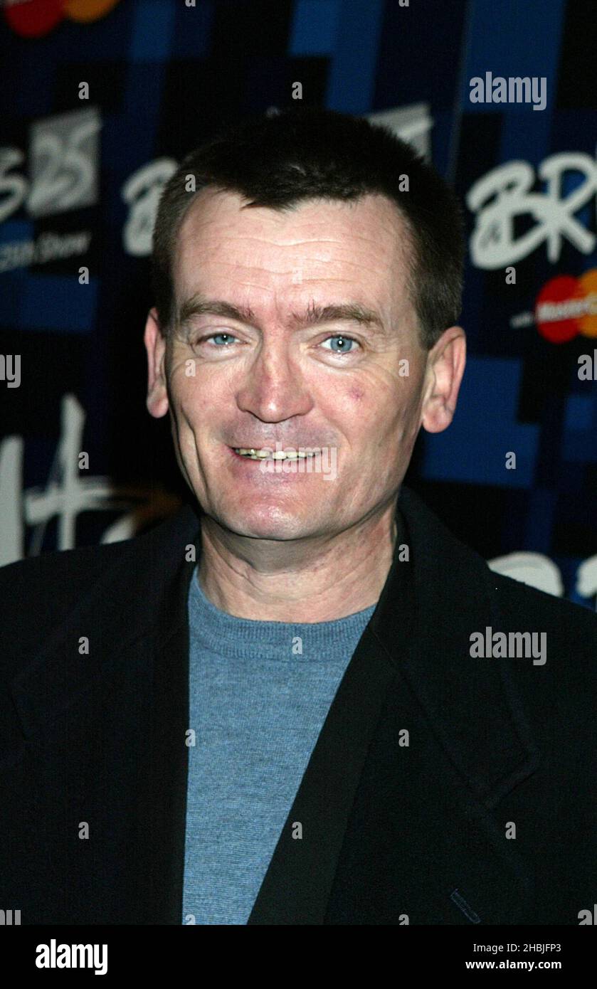 Fergal Sharky attends the 'Brit Awards 2005 Shortlist Announcement' at the Park Lane Hotel on January 10, 2005 in London. Head Shot Stock Photo
