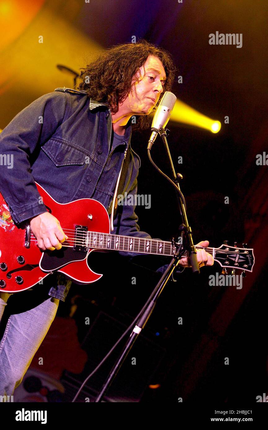 Tears for Fears; Roland Orzabal and Curt Smith performs on stage at Carling Apollo Hammersmith in London. Stock Photo