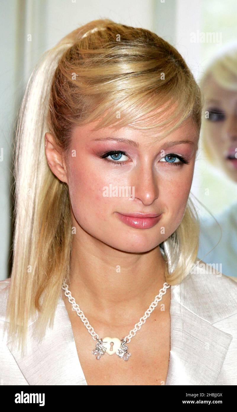 Paris Hilton launches her signature fragrance at Debenhams in London