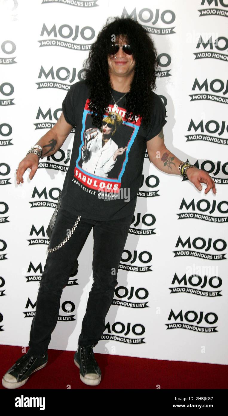 Slash 2005 Slash arrives at The MOJO Honours List 2005, the music magazine's ...