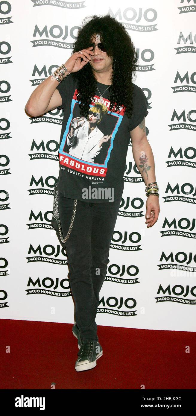 Slash 2005 Slash arrives at The MOJO Honours List 2005, the music magazine's ...