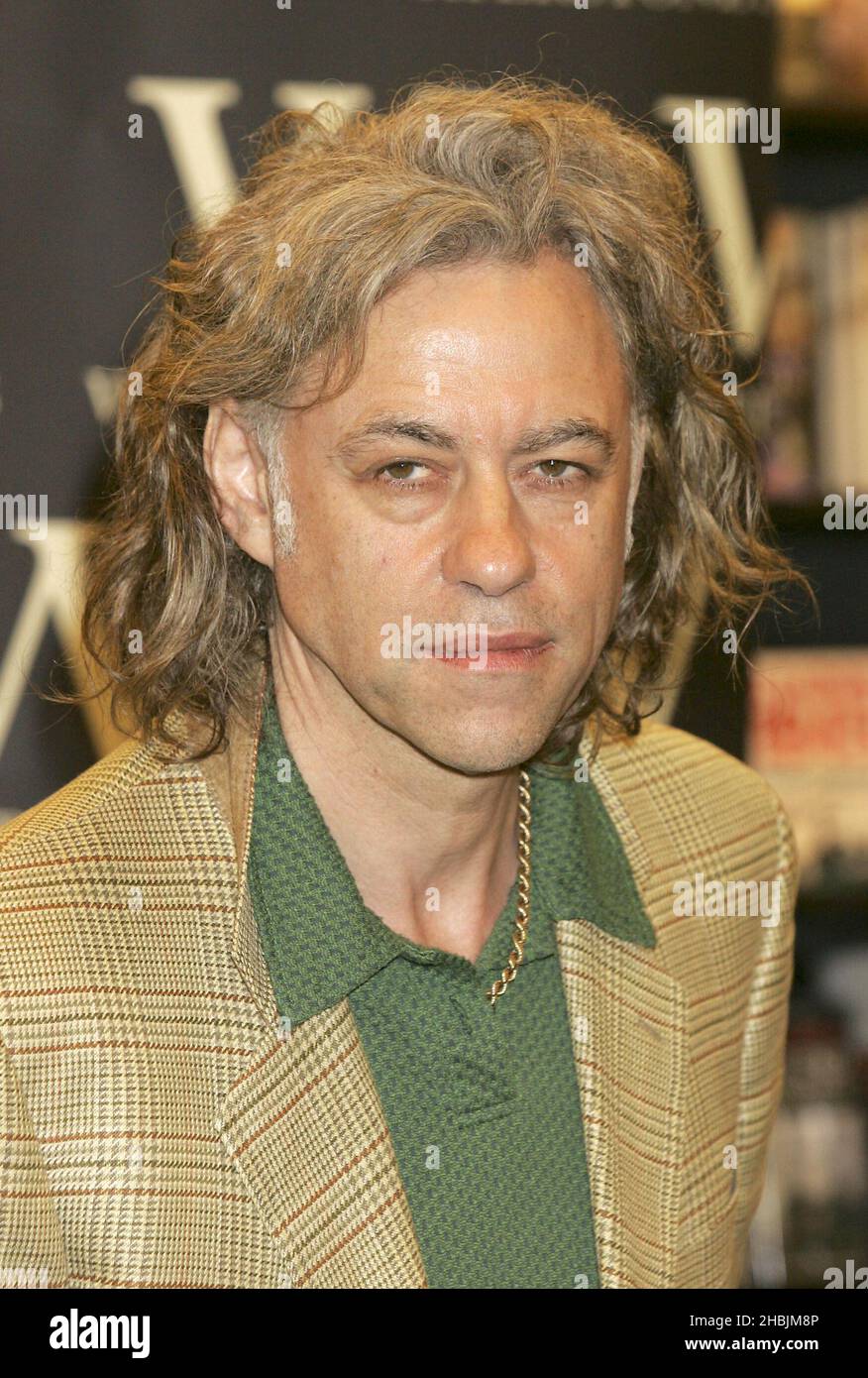 Bob Geldof Signs His Latest Book Geldof In Africa At Waterstones In ...