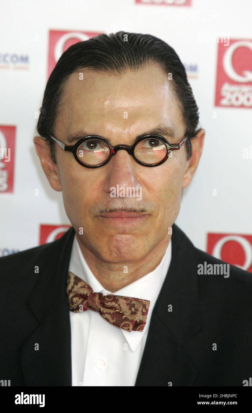 Ron Mael of Sparks at the 2005 Q Awards, The Grosvenor House Hotel, London. Stock Photo