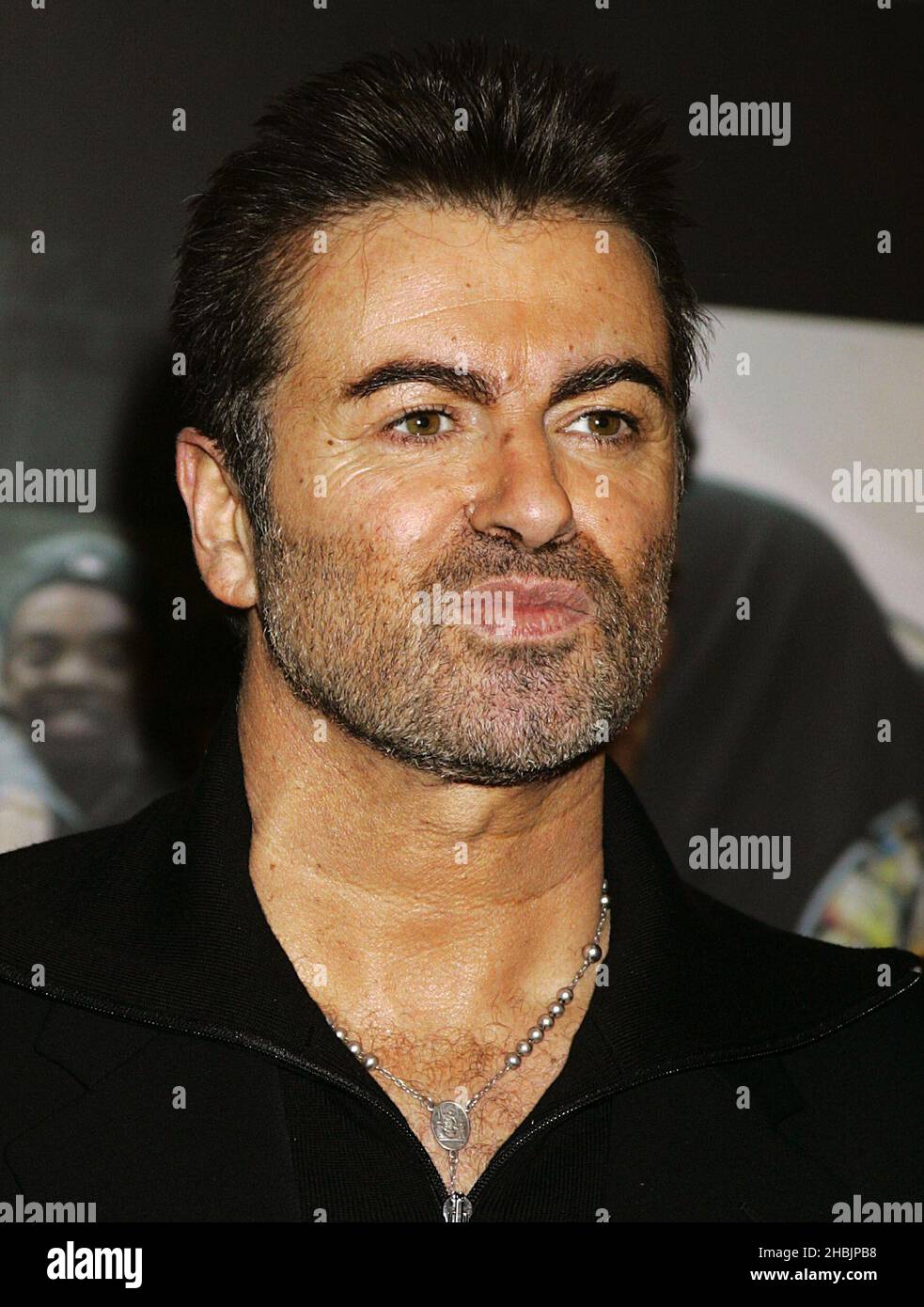 George Michael attending the Music Industry Awards at Grosvenor House Hotel in London. Stock Photo