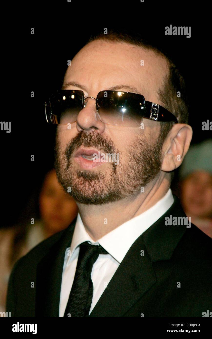 Dave Stewart of The Eurythmics arrives at the Hall of Fame Awards at the Alexandra Palace in North London. Stock Photo