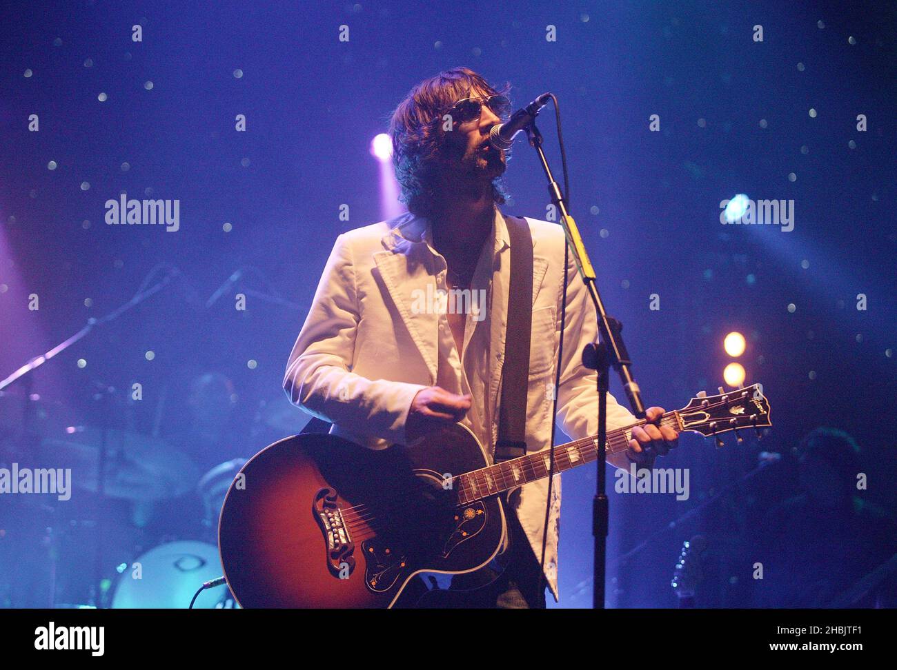 Richard Ashcroft on stage Stock Photo Alamy