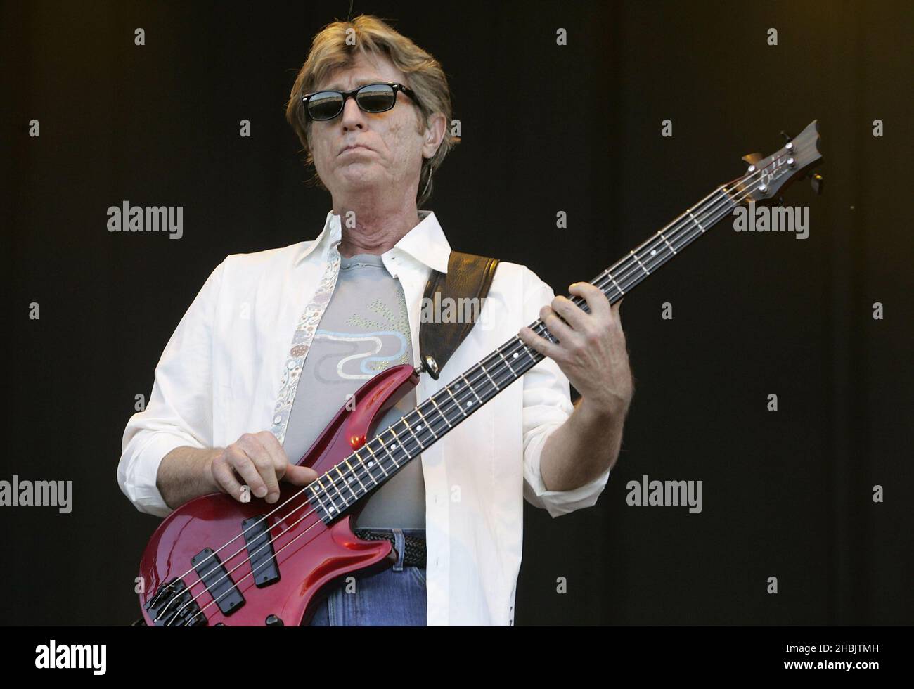 Rossy Valory of Journey on stage. Stock Photo